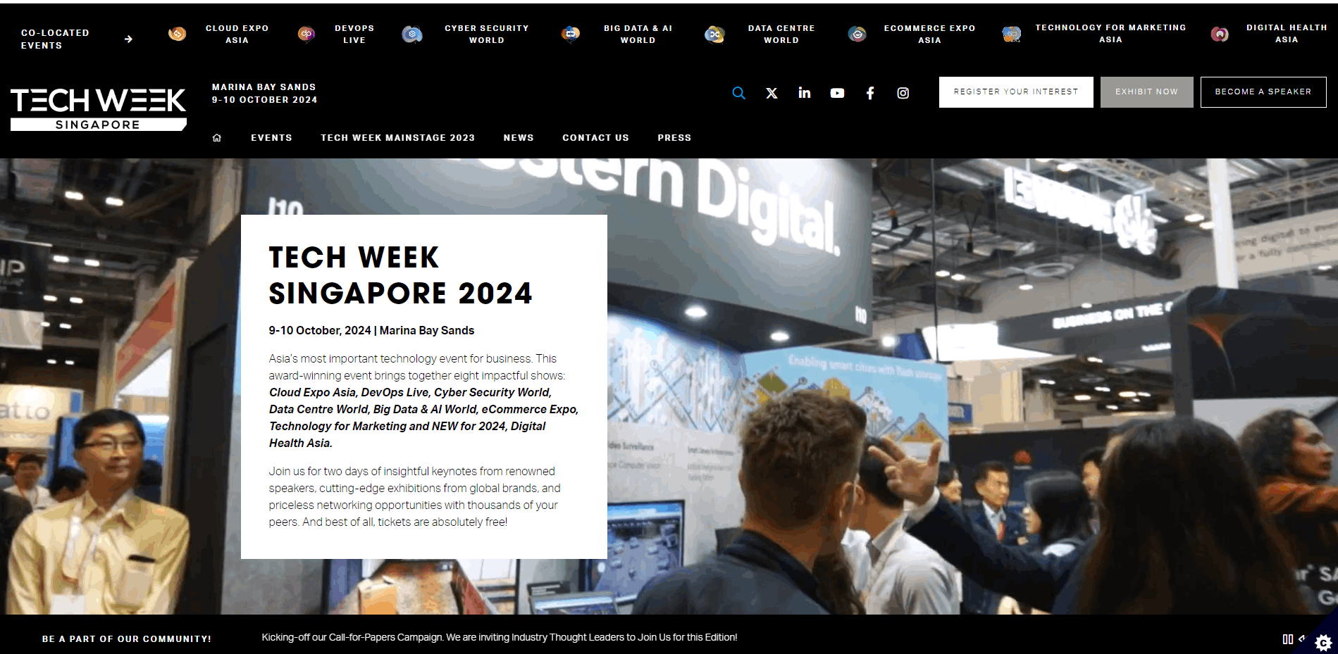 Tech Week Singapore (Cloud Expo Asia)